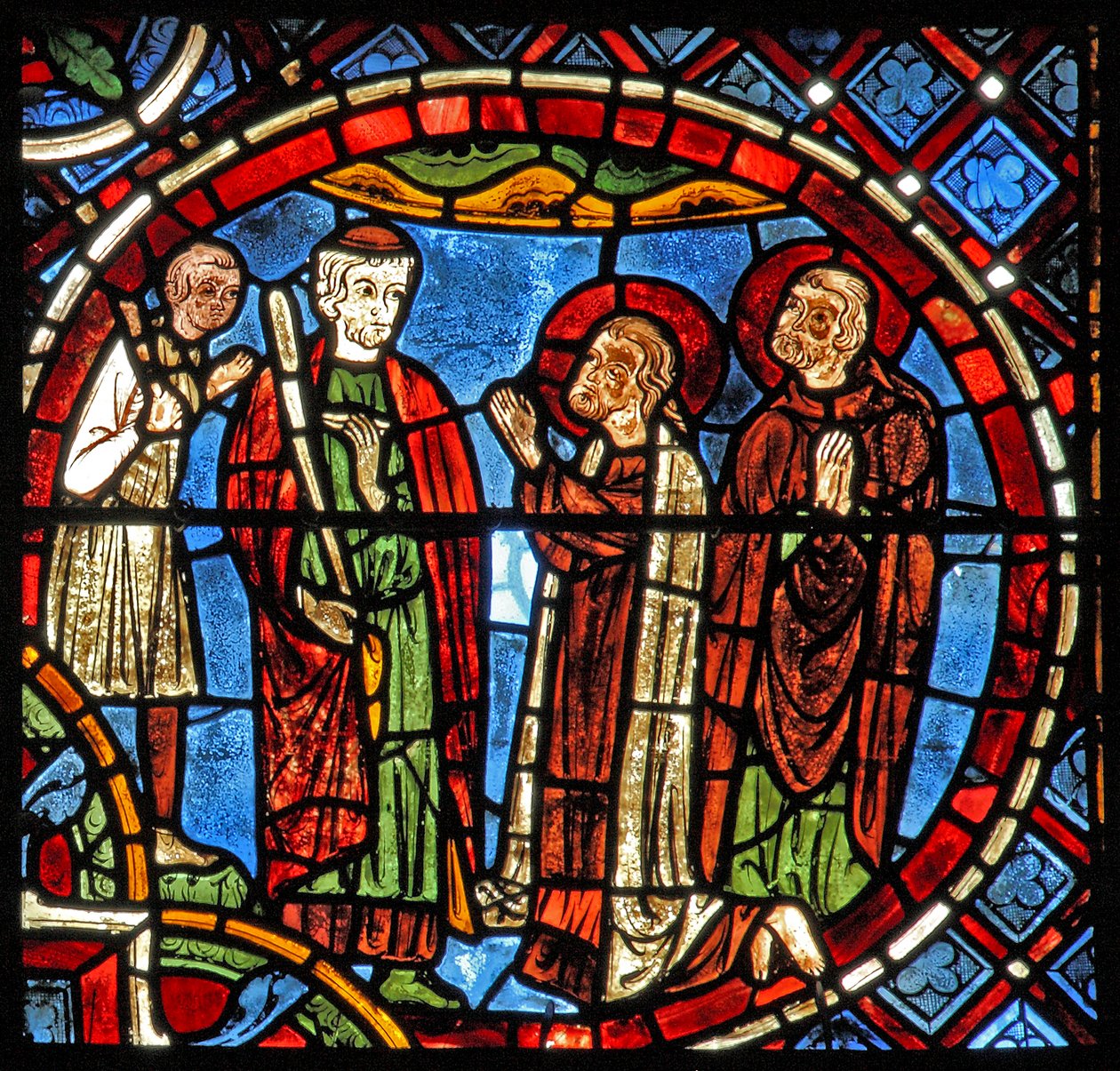 Saints Simon et Jude implorent la miséricorde - French School