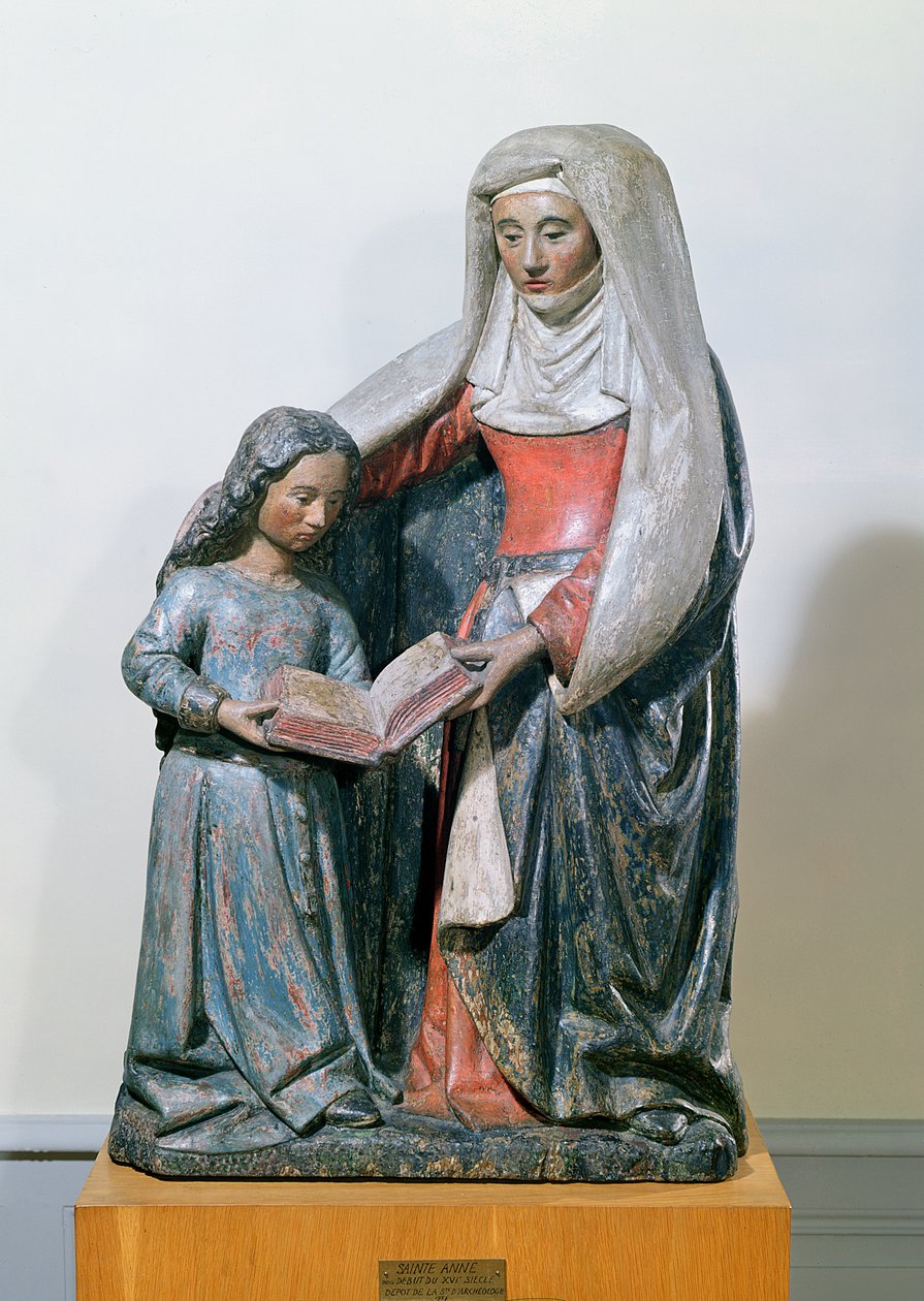 Sainte Anne et la Vierge, 1500-30 - French School