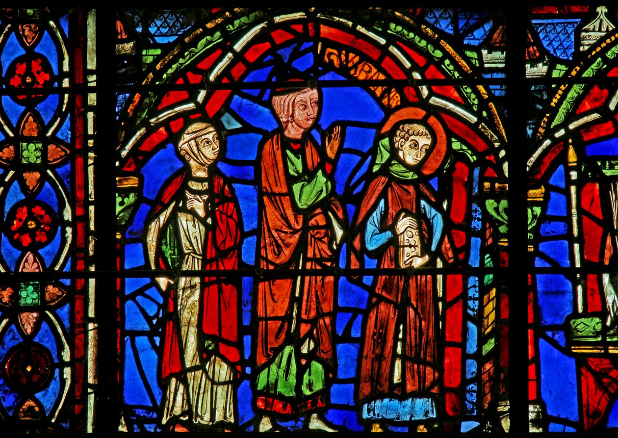 Vitrail de Saint Chéron : va à l