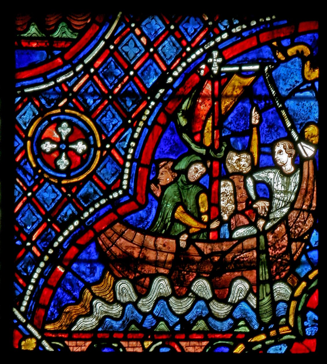 Saint Nicolas : un bateau transporte des voyageurs à Myre - French School