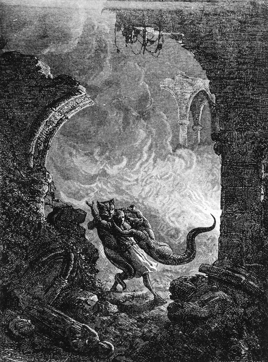 Le Purgatoire de Saint Patrick, milieu du XIXe siècle - French School