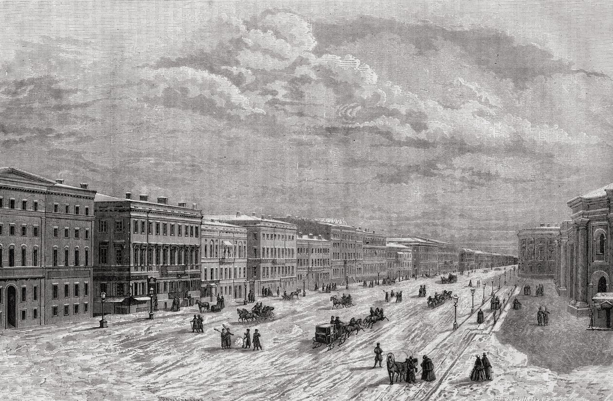 Saint-Pétersbourg, Russie en 1794, de 