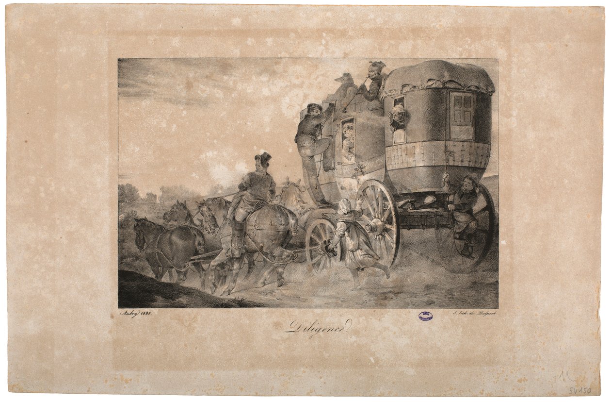 Diligence, 1823 - French School