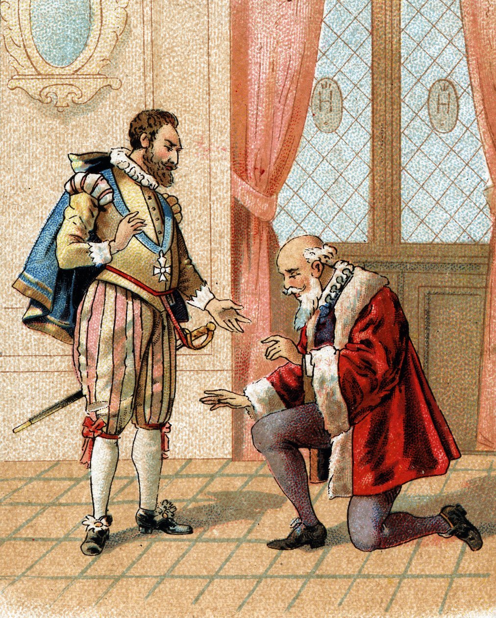 Lève-toi, mon ami, tes ennemis diront que je te pardonne, dit le roi Henri IV à Maximilien de Béthune (duc de Sully) (1559-1641) en 1598, qui s
