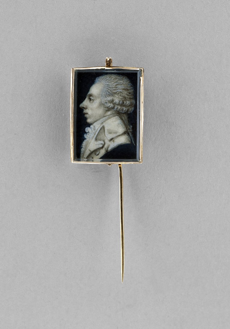 Épingle avec portrait d