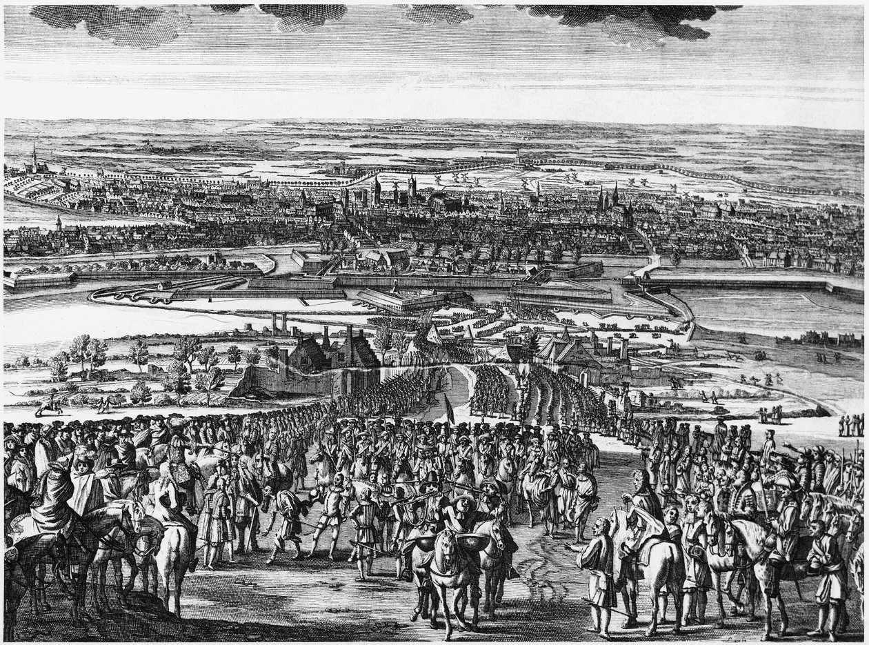 Reddition de la ville et de la citadelle de Gand, 1678 - French School