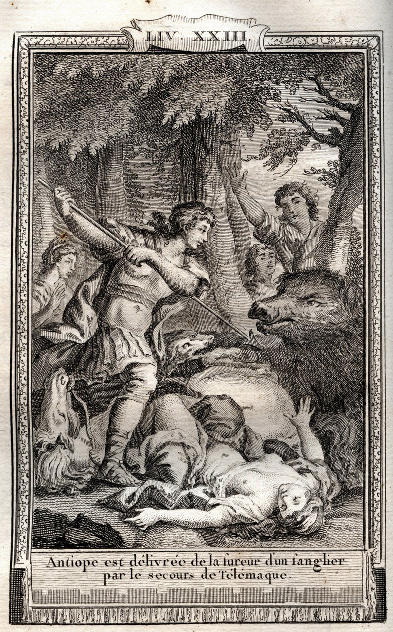 Télémaque délivre Antiope d