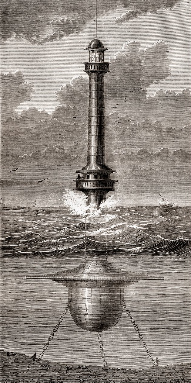 Le phare flottant du 19ème siècle placé à l