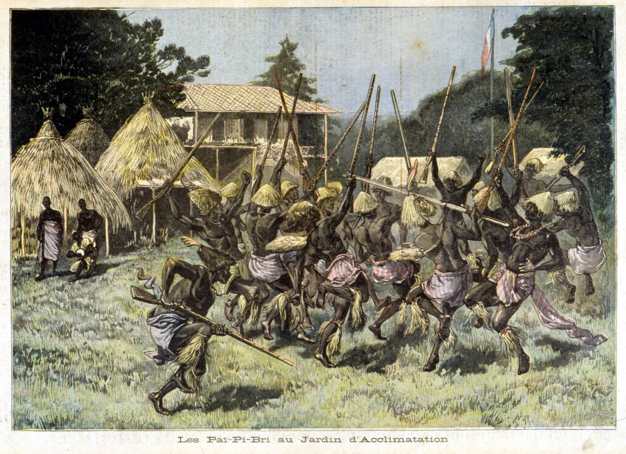 Les Africains Pai-Pi-Bri au Jardin d