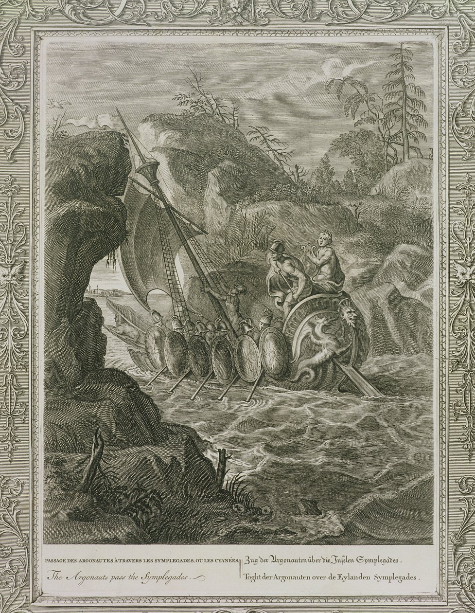 Les Argonautes passent les Symplégades - French School