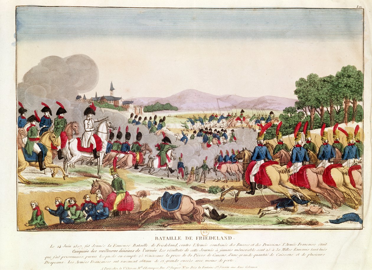 La Bataille de Friedland, 14 juin 1807 - French School