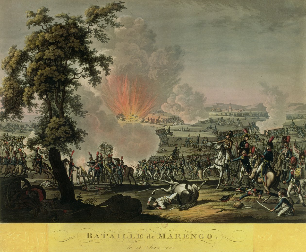 La bataille de Marengo, 14 juin 1800 - French School