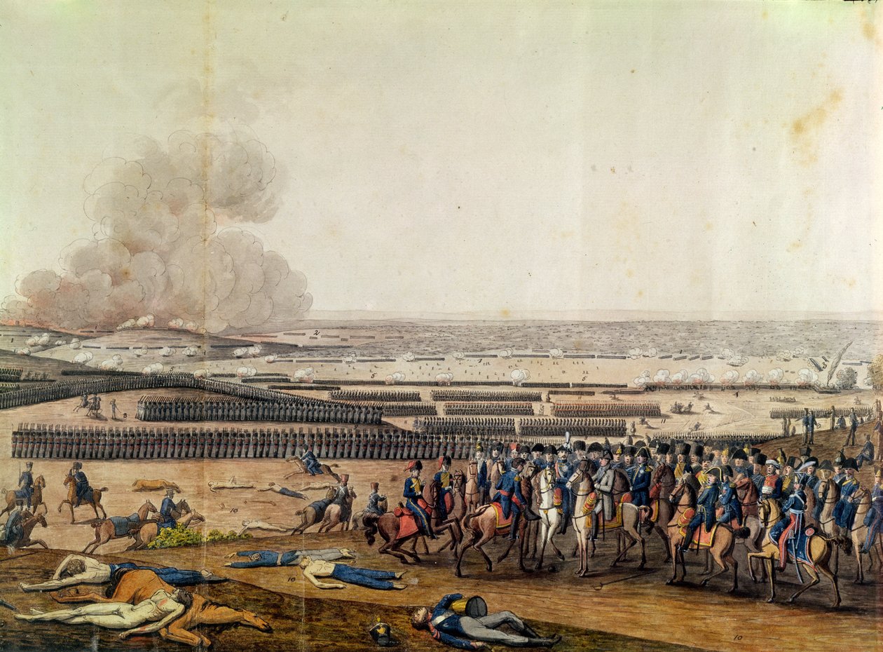 La Bataille de Moscou, 7 septembre 1812 (détail) - French School