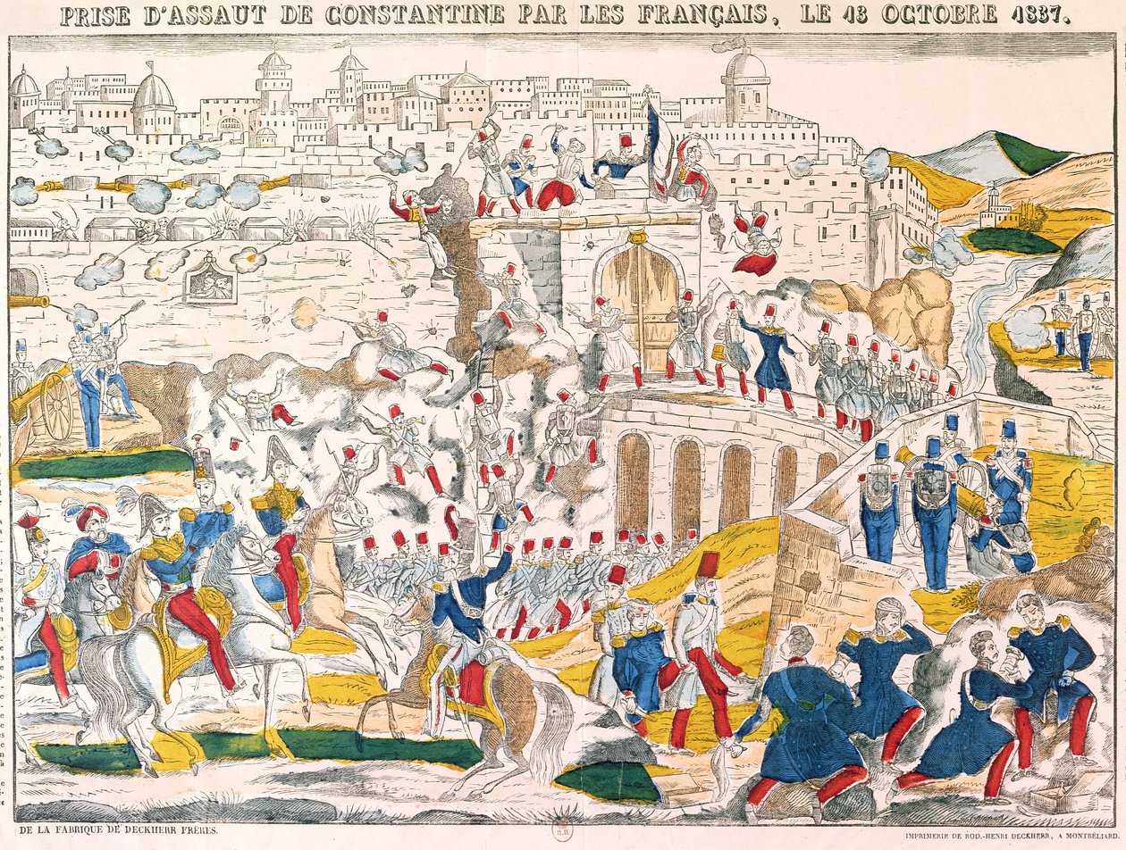 La Capture de Constantine par les Français le 13 octobre 1837 - French School