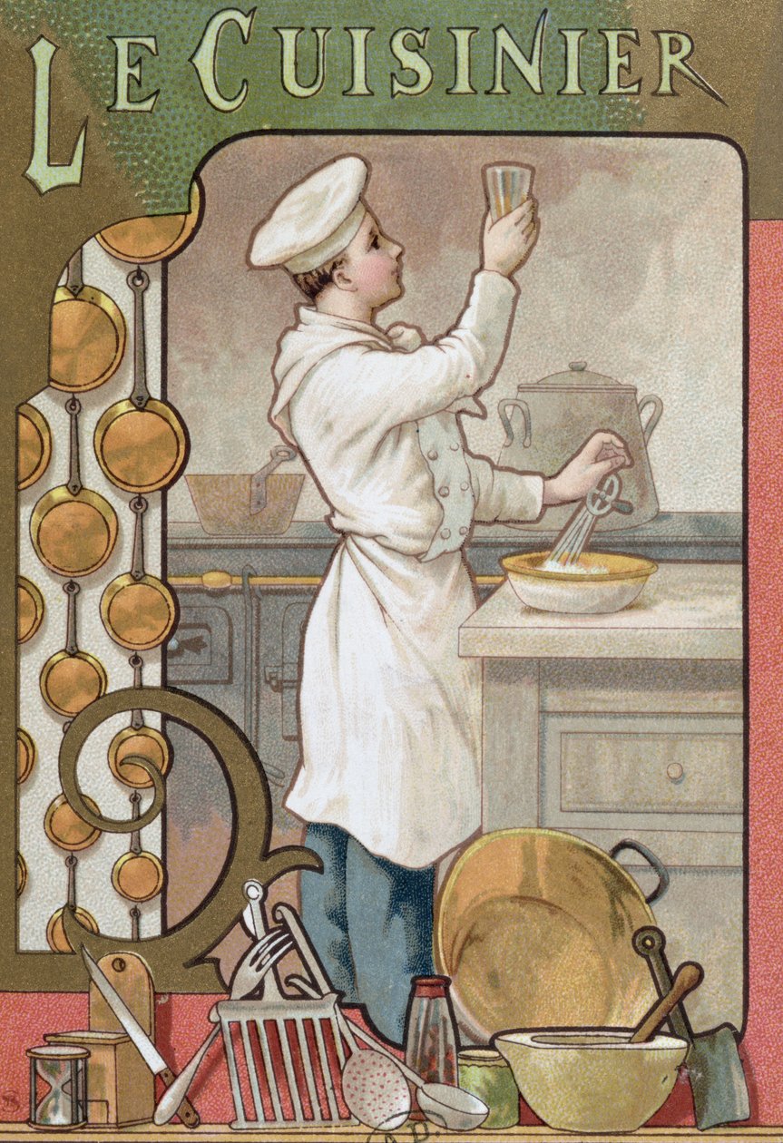 Le Cuisinier, vers 1899 - French School