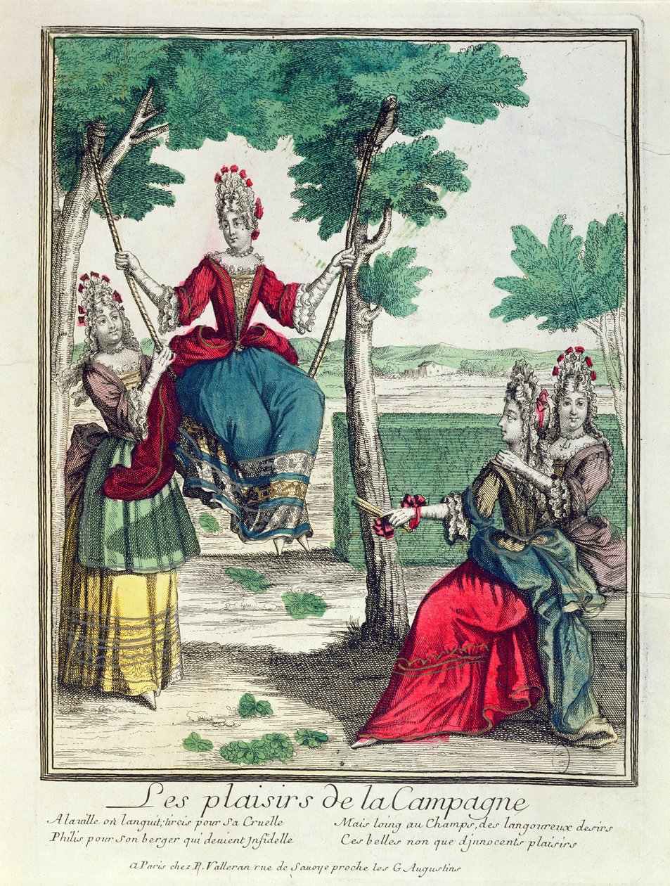 Les Plaisirs de la campagne, 2e moitié du XVIIe siècle - French School