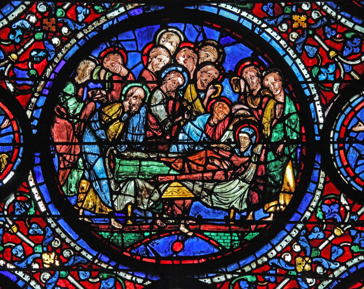 La mort de la Vierge - French School