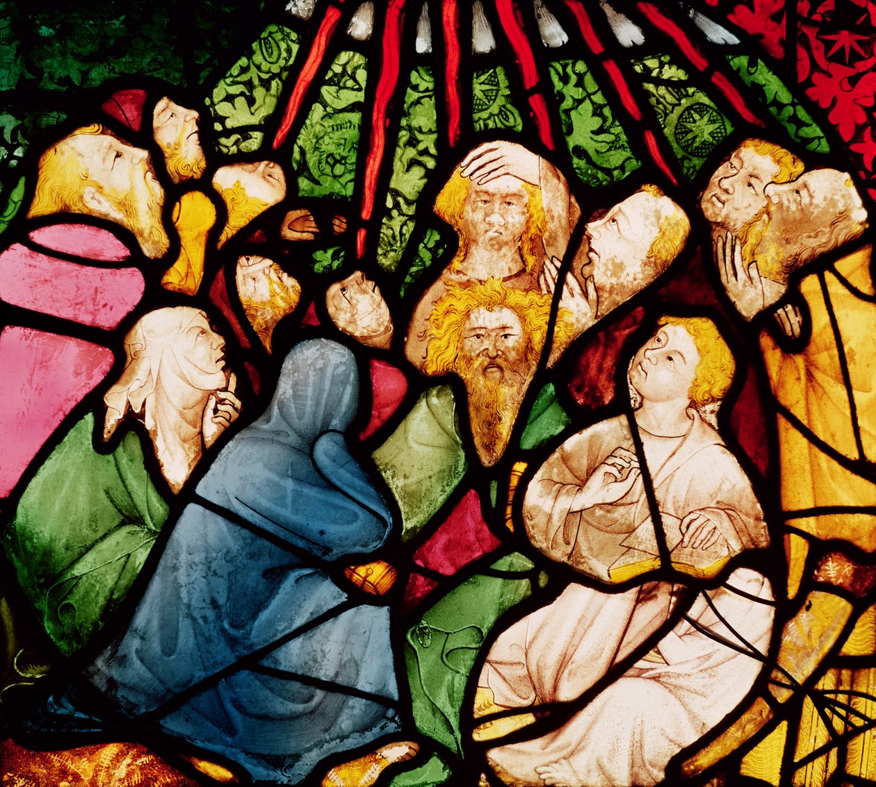 La Descente du Saint-Esprit, vers 1400 - French School
