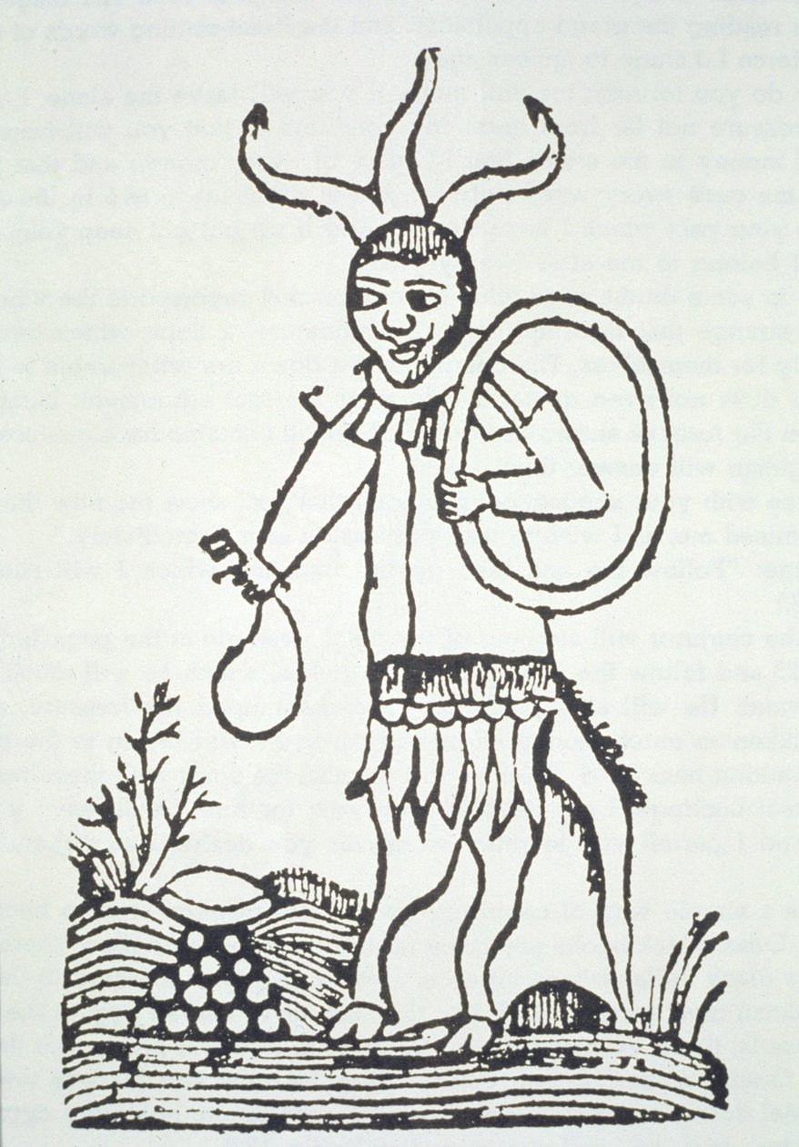 Le diable indiquant des trésors cachés, copie d