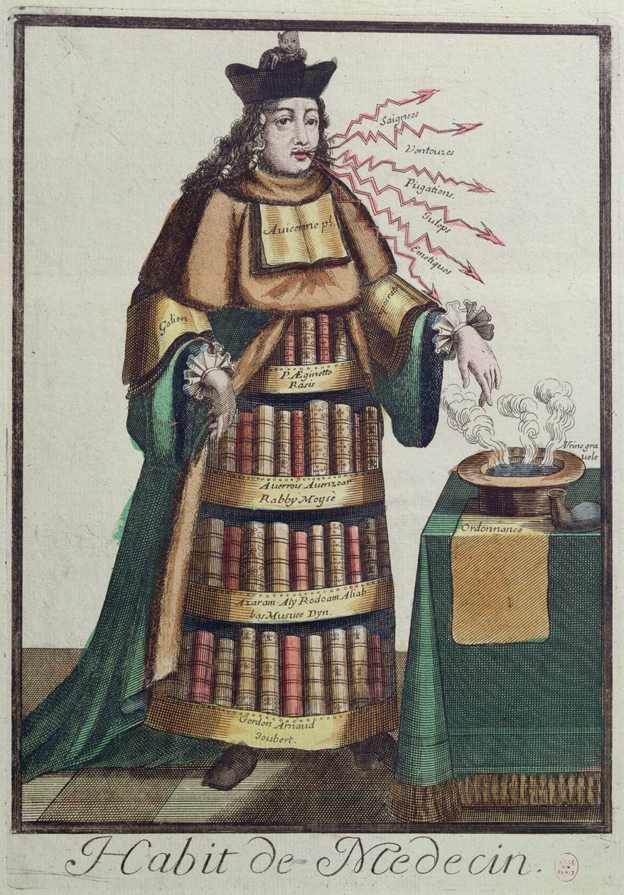 Le Médecin, un costume allégorique, d