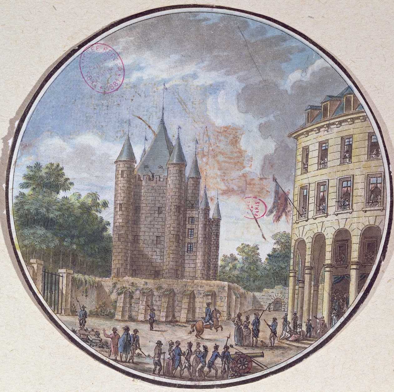 Le Donjon du Temple, Paris - French School