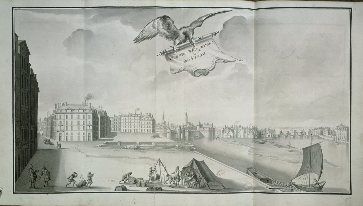 La Gabelle, Nantes, en 1723 - French School