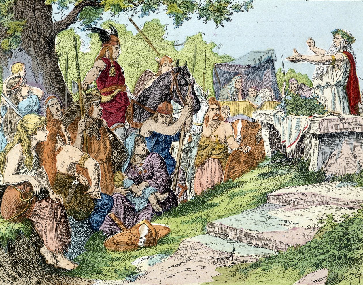 Les Gaulois avant la conquête romaine. Anonyme - French School