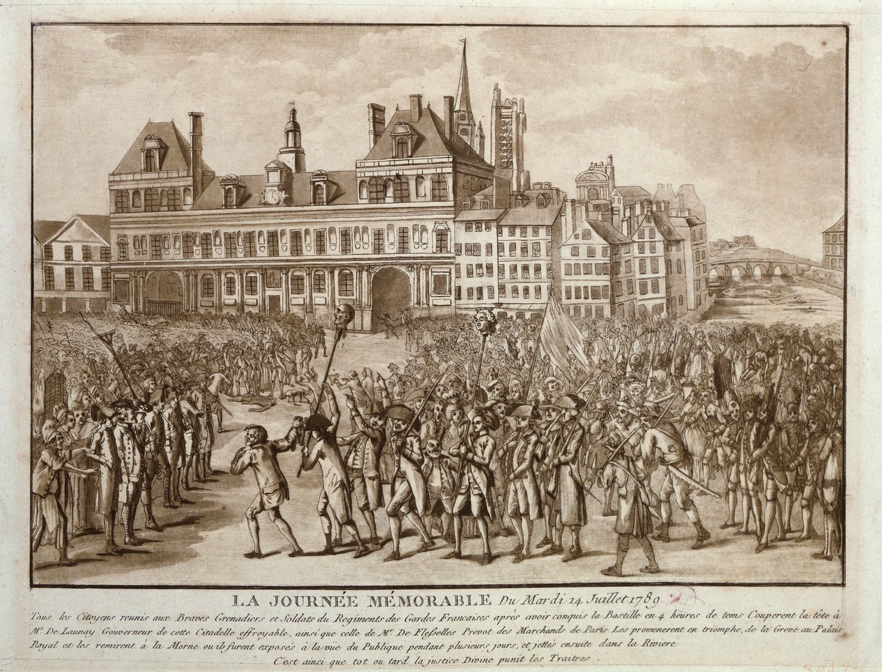 Les Têtes de Launay et Flesselles Promenées devant l