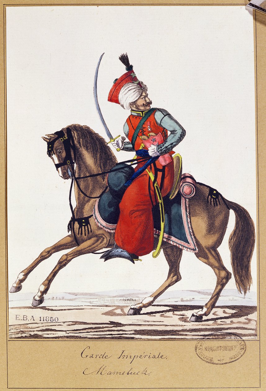 La Garde Impériale, Mamelouk, début du XIXe siècle - French School