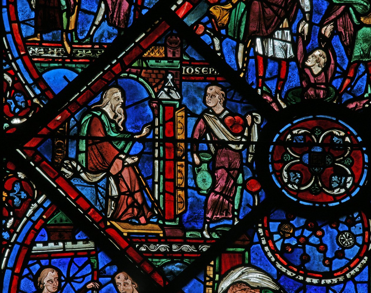 La fenêtre de Joseph : Jacob envoie Joseph vers ses frères - French School