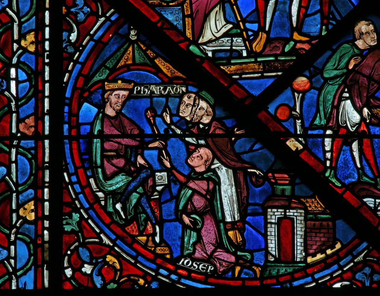 La fenêtre de Joseph : Joseph explique le rêve du Pharaon - French School