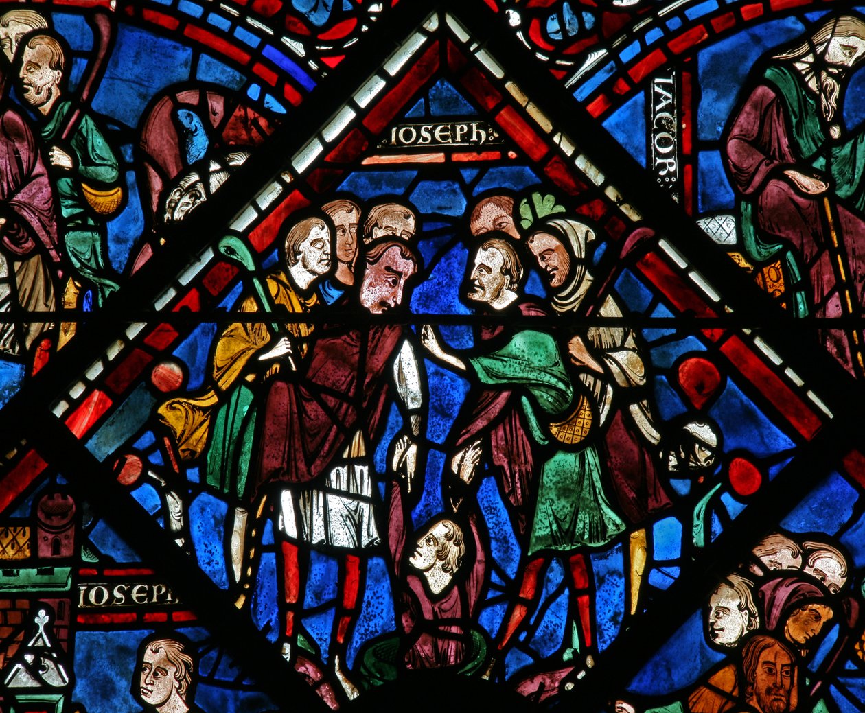 La fenêtre de Joseph : il est jeté dans une fosse par ses frères - French School