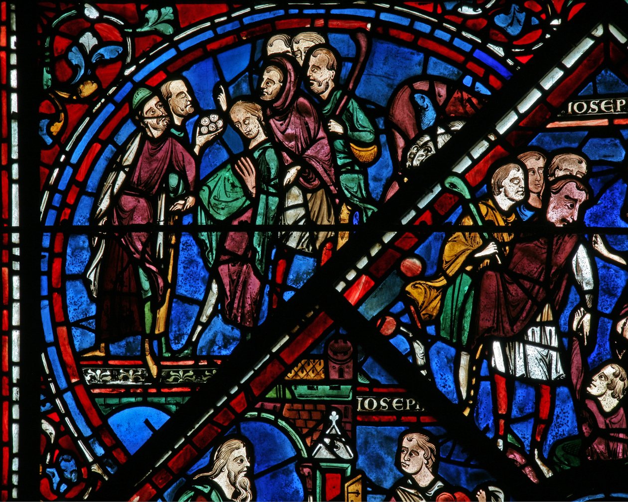 La fenêtre de Joseph : il est vendu par ses frères - French School