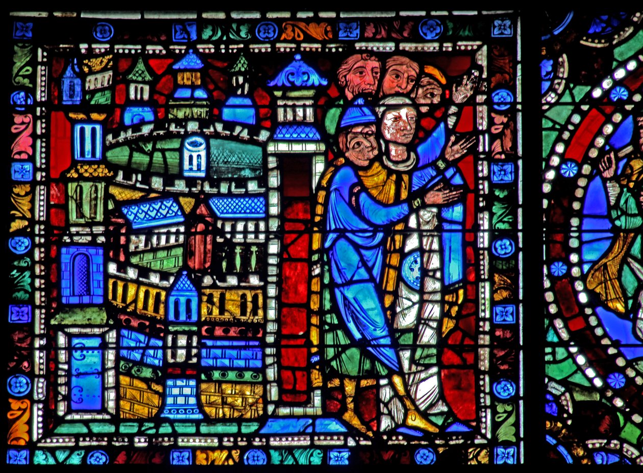 La Vie du Christ : Fuite en Égypte - les habitants de Jérusalem accueillent le retour - French School