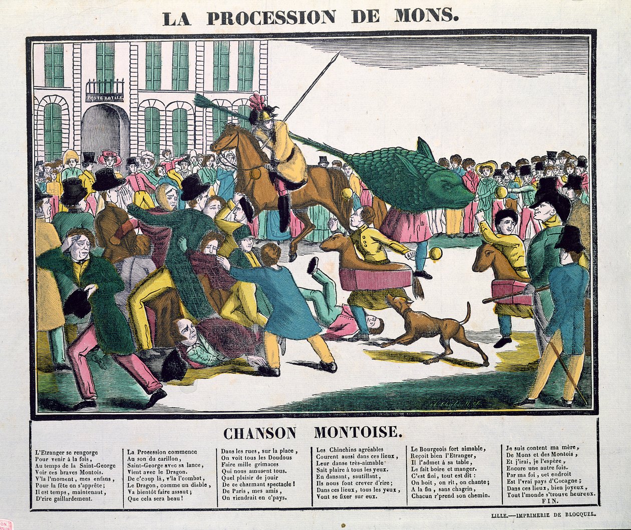 Le Lumeçon à Mons - French School