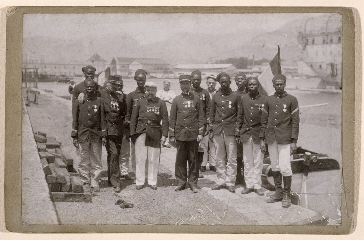 La Mission Marchand, partie de Loango, au Congo, et arrivée à Fachoda, Soudan, 1897-98 - French School