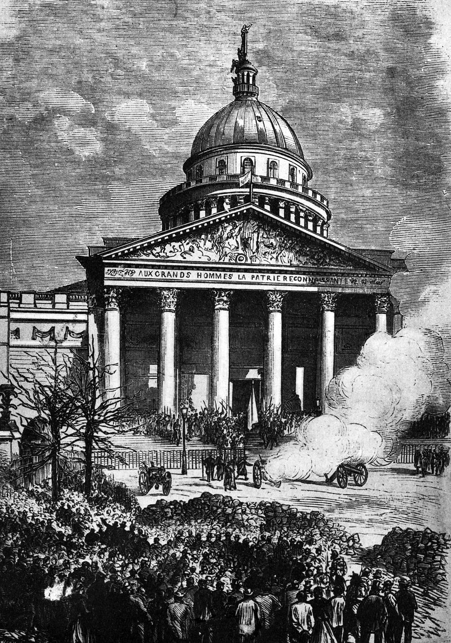 Le Panthéon de Paris comme siège de la Commune de Paris, fin du XIXe siècle - French School