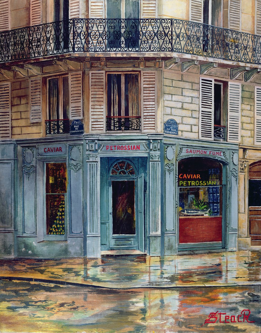 La boutique de caviar Petrossian à Paris - French School