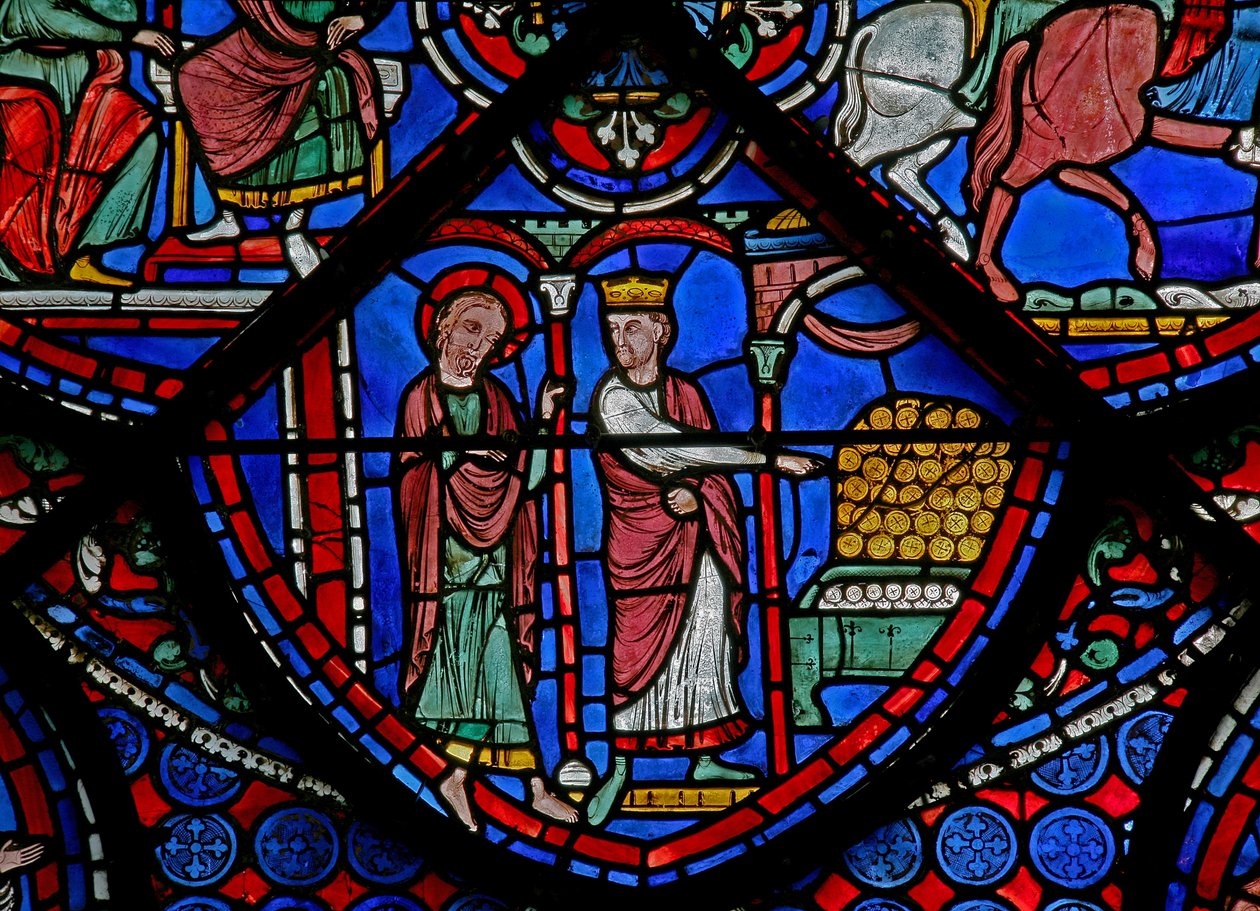 La fenêtre de Saint Thomas : il est montré de l
