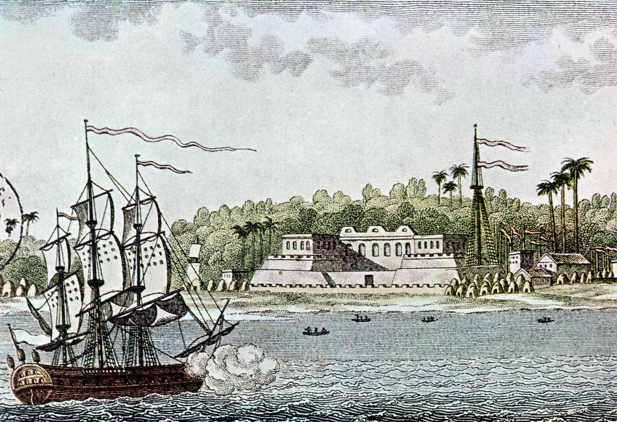 La ville de Saint-Louis, Sénégal, de L