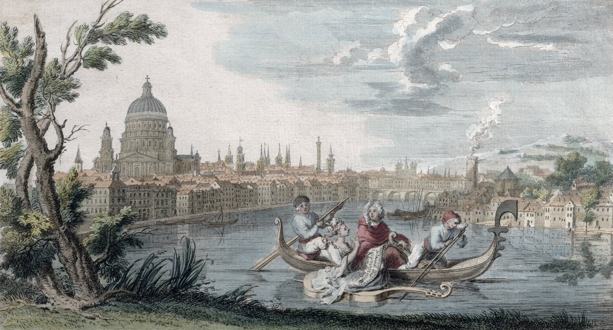 Le Triomphe du goût moderne, dédié à Signora Faustina Bordoni (1693-1781), gravé par Venerys, c.1727 - French School