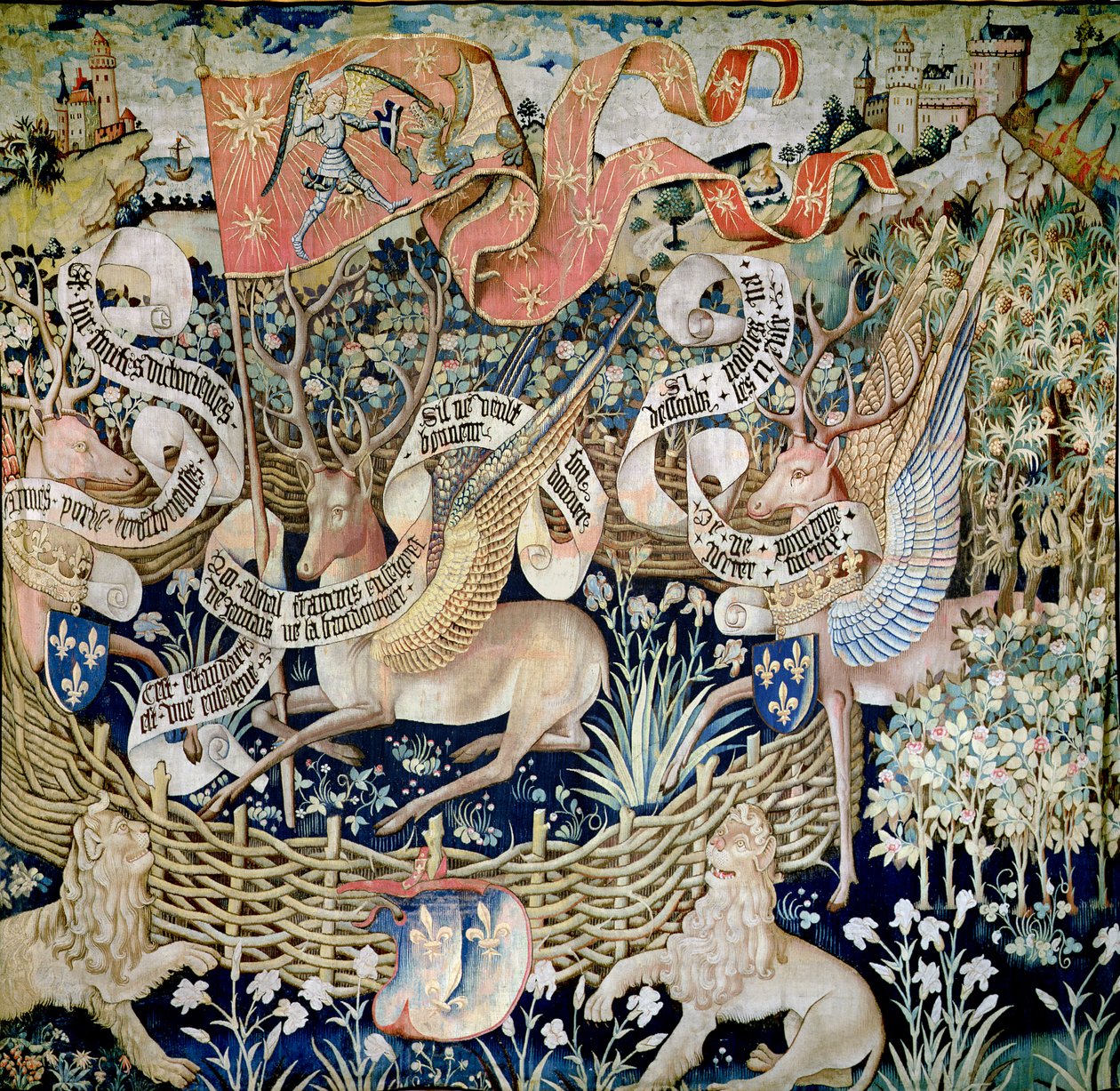 Le Cerf ailé - French School