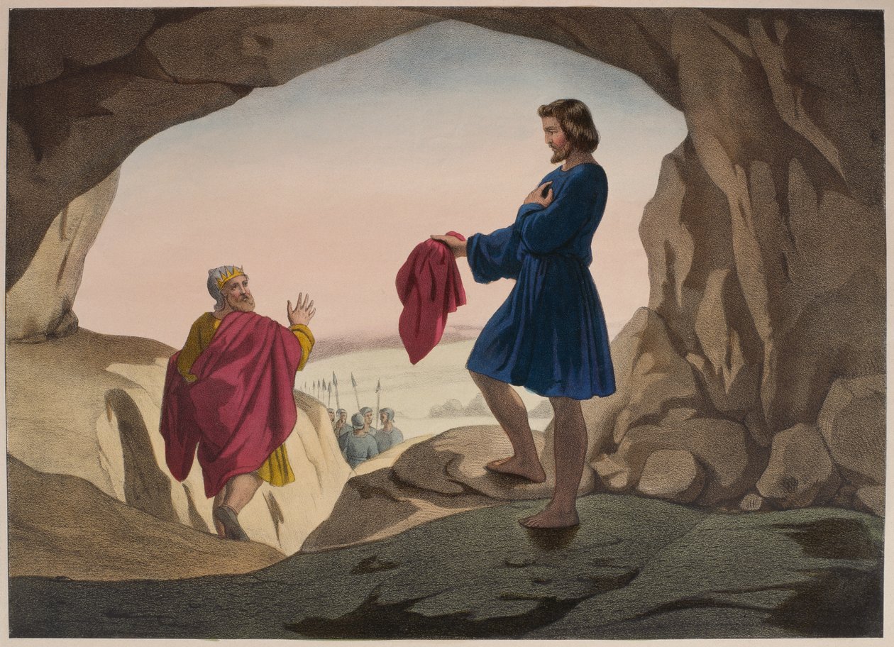 Le manteau ensanglanté de Joseph, illustration du catéchisme L
