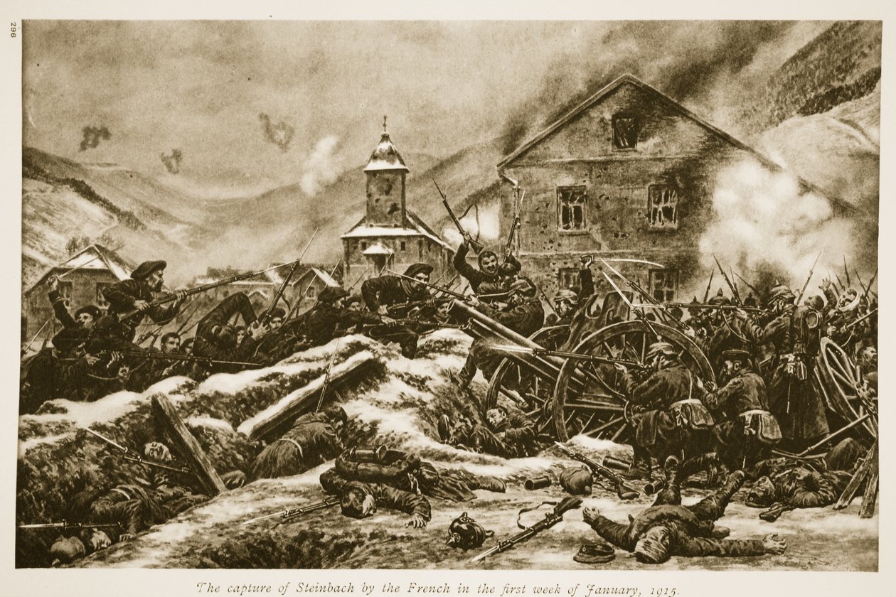 La capture de Steinbach par les Français la première semaine de janvier 1915, 1915-19 - French School