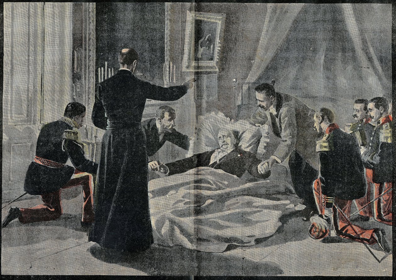 La mort de Félix Faure (1841-1899), président de la France, l