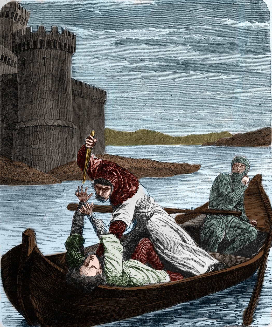 La mort du prince Arthur - French School