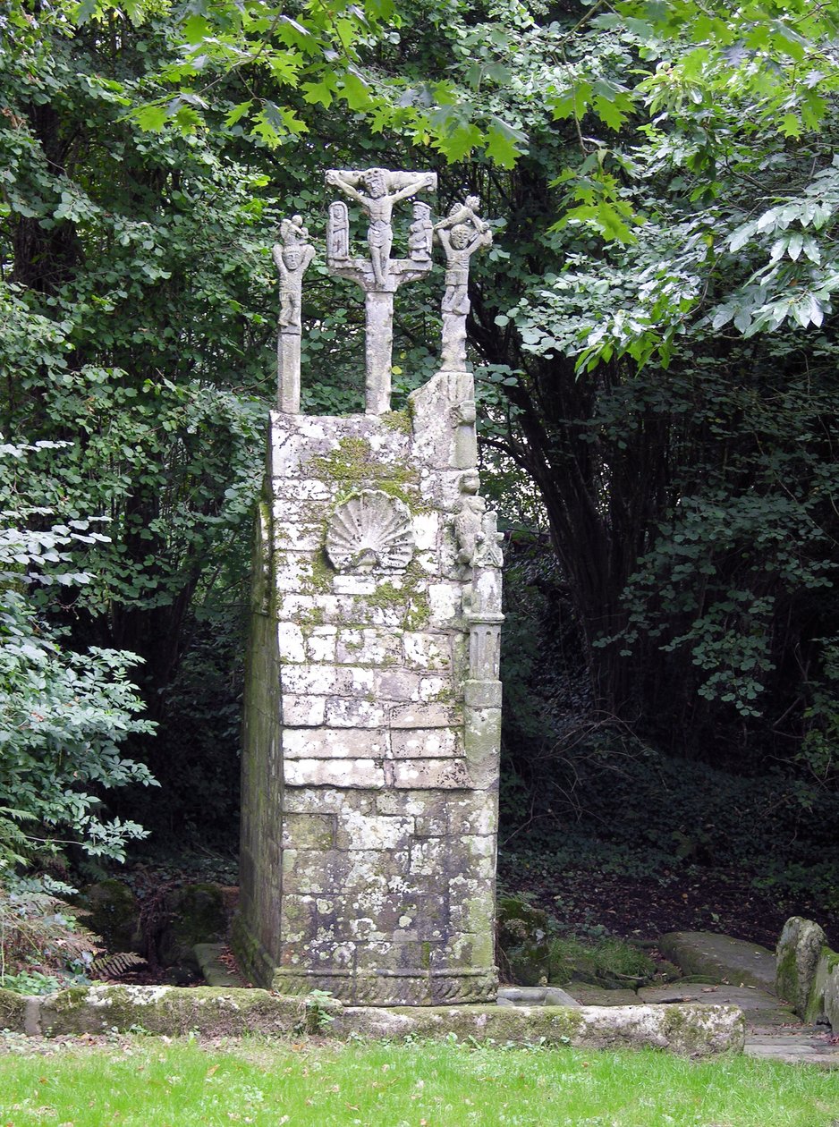 La fontaine de la Chapelle de La Trinité - French School