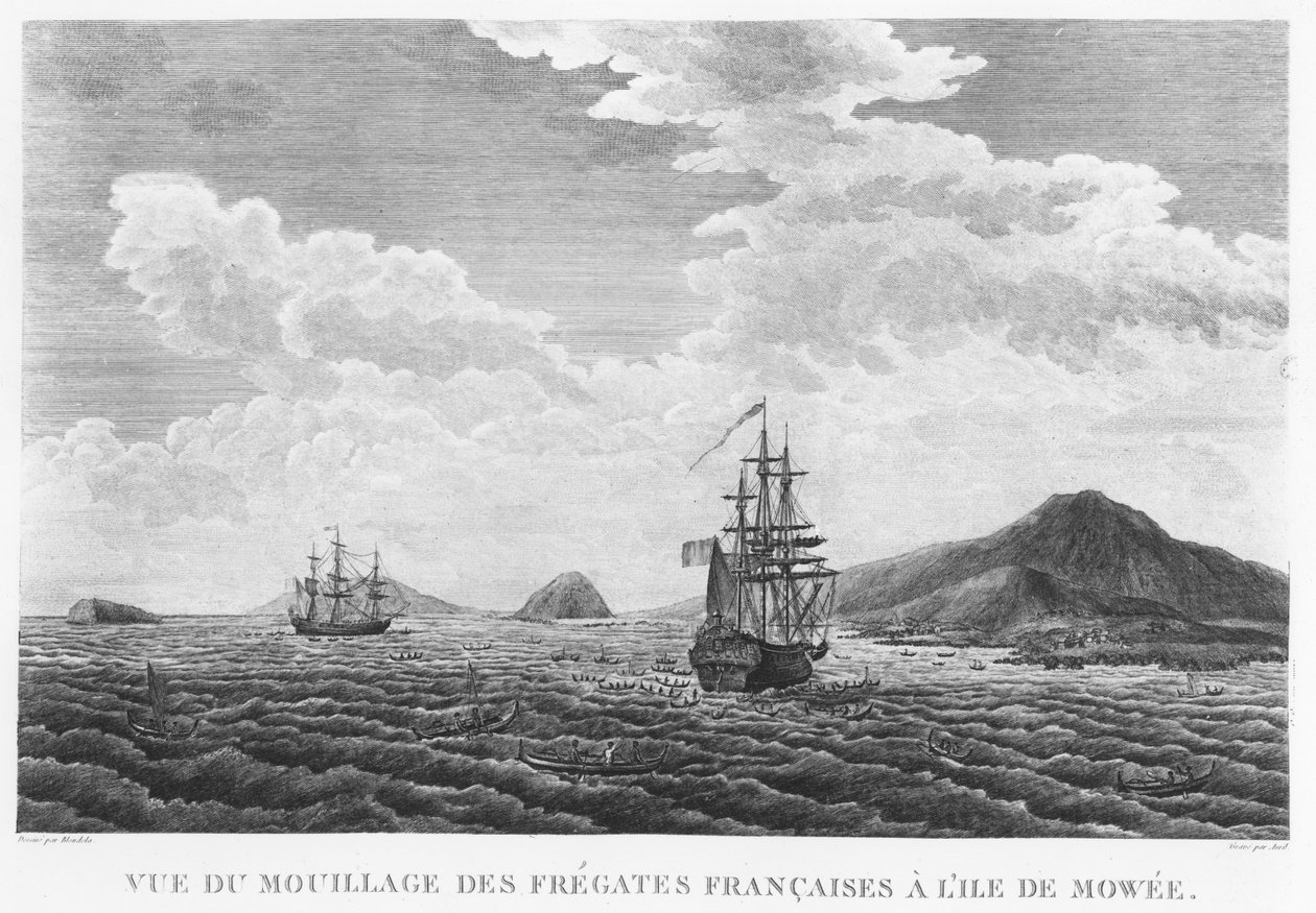 Les frégates de La Pérouse à l