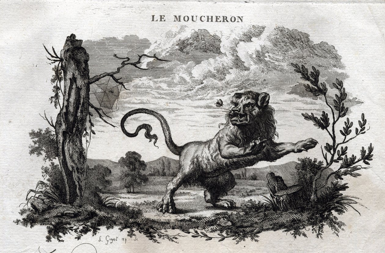 Les moucherons. Fable d