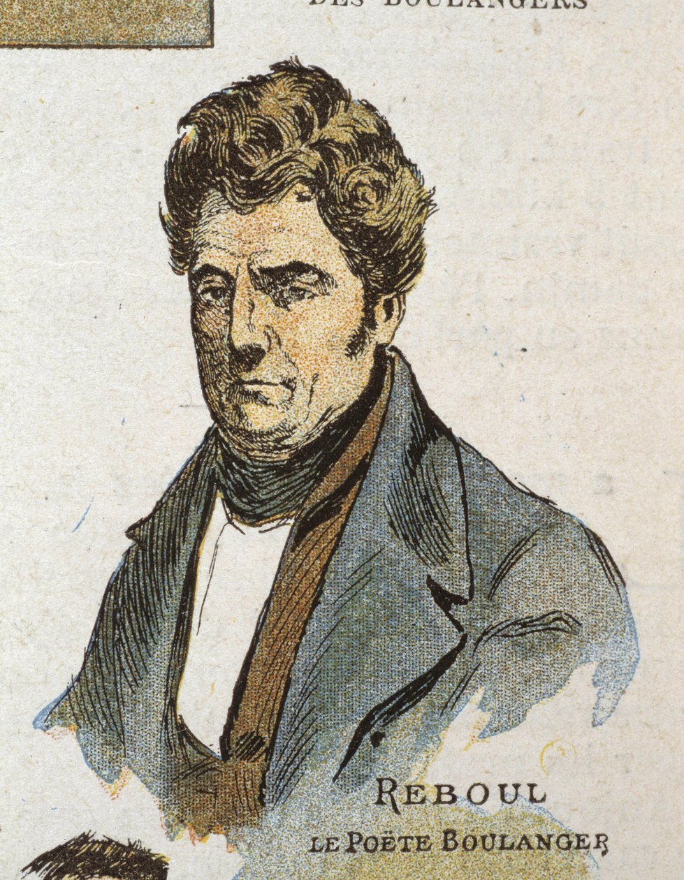 Le poète Reboul surnommé "Le Boulanger de Nîmes" (1796-1864) - French School